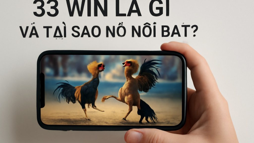 33 win - Nền tảng cá cược trực tuyến uy tín với trò đá gà 33win