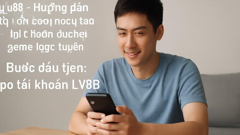 LV88 - Hướng dẫn chi tiết cách tạo tài khoản và chơi game trực tuyến