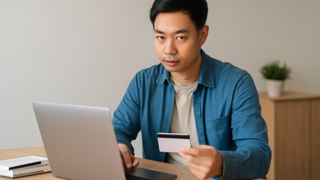 Minh họa: 1) Bắt đầu: chuẩn bị trước khi tạo tài khoản